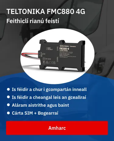 TELTONIKA FMC880-E 4g lte lorgaire gps feithicle