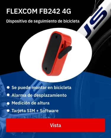 FLEXCOM FB242EBK9005 4g lte localizador de rastreadores gps para bicicletas