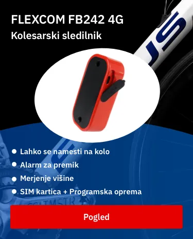 FLEXCOM FB242EBK9005 4g lte kolesarski gps sledilnik lokator