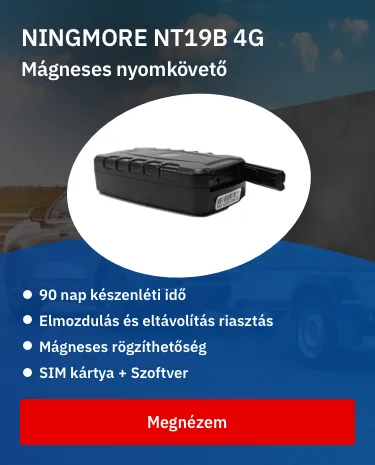 NINGMORE NT19B-E 4g lte mágneses gps nyomkövető